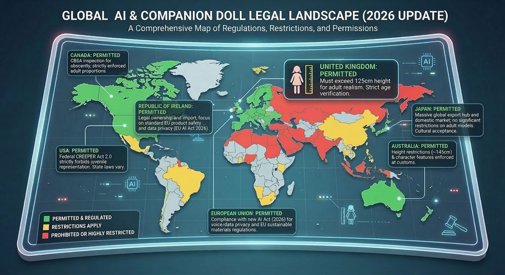 Sex Doll Regional Height & Appearance Restrictions